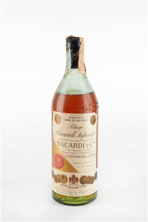 Bacardi (Santiago de Cuba, 1862 - ) 
Bacardi Superior Carta de Oro Anni 50
40% vol 1 BT 75 cl