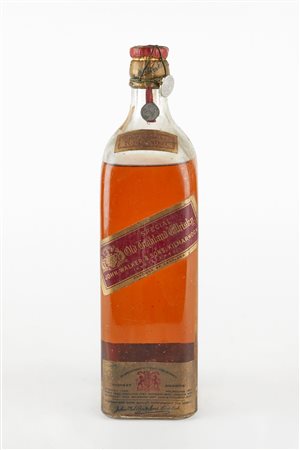 Johnnie Walker (Kilmarnock, 1865 - ) 
Johnnie Walker Red Label. Anni 40/50
40% vol 1 BT 75 cl