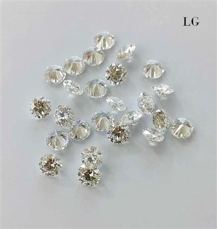 100 DIAMANTI LAB-GROWN F VS2 1.6-1.69mm - 1.849 CARATI TOTALI