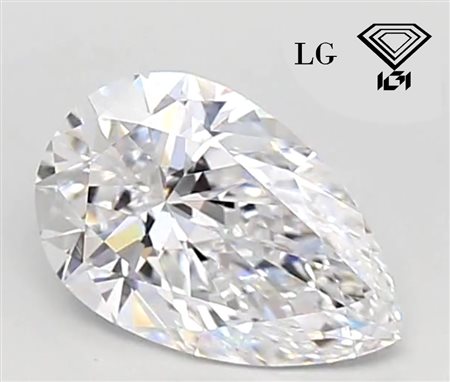 DIAMANTE 1,00 CT D VVS1 LAB-GROWN - PERA - I.G.I.