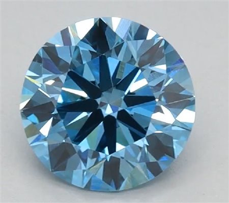 DIAMANTE LAB-GROWN 0,50 CT FANCY BLU VIVIDO VVS2