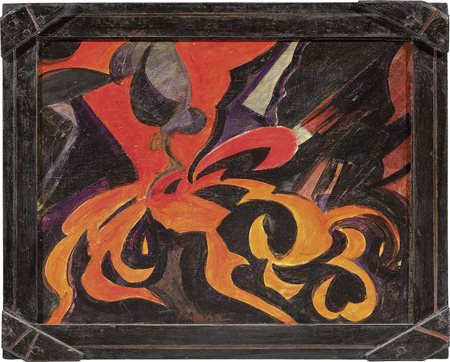 Giacomo Balla, Torino 1871 - Roma 1958, Ritmo - Luce, 1913, Olio su tela, cm....