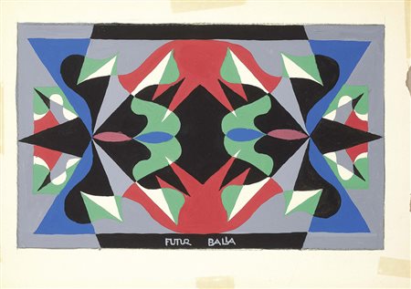 Giacomo Balla, Torino 1871 - Roma 1958, Bandiere in movimento, 1918 ca.,...