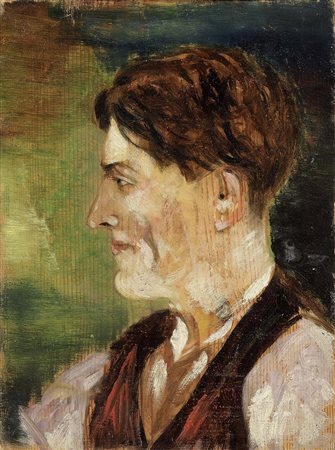 Filippo de Pisis, Ferrara 1896 - Milano 1956, Contadino del Tirolo, 1924,...