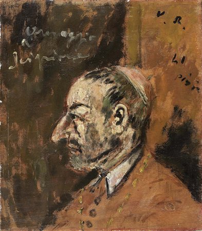 Filippo de Pisis, Ferrara 1896 - Milano 1956, Ritratto di San Carlo Borromeo,...