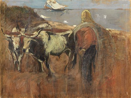 Lorenzo Viani, Viareggio (Lu) 1882 - Ostia (Roma) 1936, Il divino armentario...