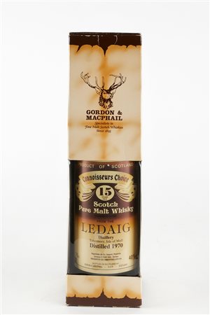 Ledaig - Tobermory (Hebridean, 1798 - ) , (Hebridean Island of Mull, 1798 - ) 
Ledaig 1970 Gordon & MacPhail 1970
40% vol 1 BT 75 cl