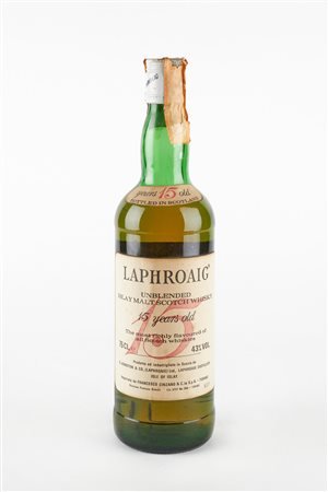 Laphroaig (Islay, 1815 - ) 
Laphroaig 15 Year Old Anni 80
43% vol 1 BT 75 cl
