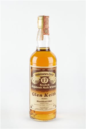 Glen Keith - Gordon & MacPhail (Keith, 1957 - ) , (Elgin, 1895 - ) 
Glen Keith 17 Years Old 1963 1963
40% vol 1 BT 75 cl