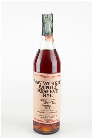 Old Rip Van Winkle (Kentucky,  - ) 
Van Winkle 15 Year Old Family Reserve Rye 100 proof 1985 1985
50% vol 1BT 70 cl