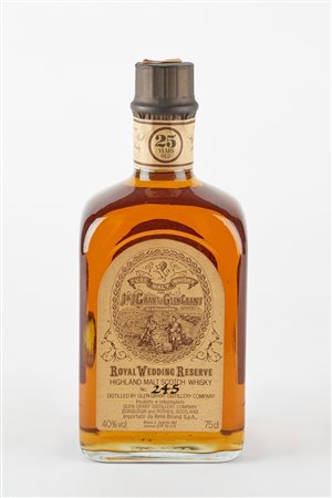 Glen Grant (Speyside, 1840 - ) 
Glen Grant 25 Years Old Royal Wedding Reserve 1956
40% vol 1 BT 75 cl