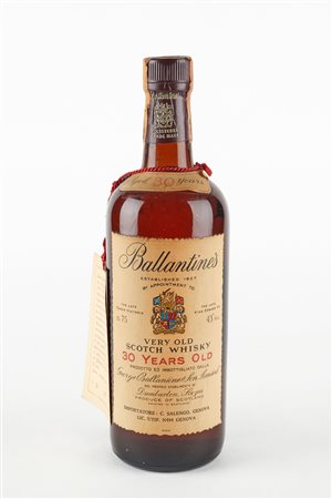 Ballantine's (Glasgow, 1910 - ) 
Ballantine's 30 Years Old  Anni 60/70
43% vol 1 BT 75 cl