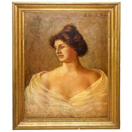 Mezzobusto di donna, Rome 1899