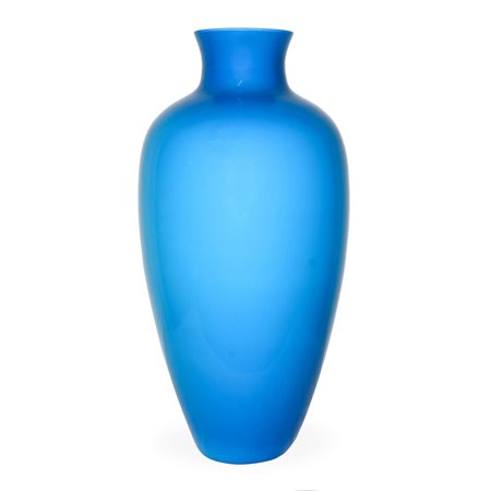 Venini - Vaso Venini Labuan color acquamarina, '86