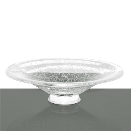 Baccarat France - Piccola alzata modello Rendez-Vous con decori bianchi