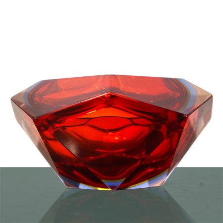 Svuotatasche in vetro rosso