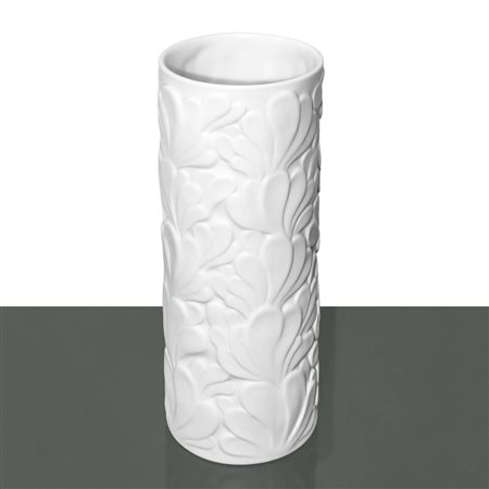 Hans Achtziger - Vaso in porcellana bianca
