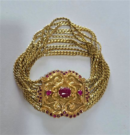 Importante bracciale in oro 18 carati