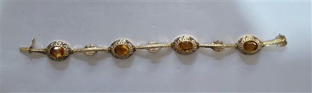 Bracciale in oro 9 carati e pietre