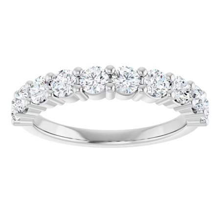 ANELLO RIVIERE IN ORO 14K CON DIAMANTI LAB GROWN PER 0.9 CT - 122877 14K NAT