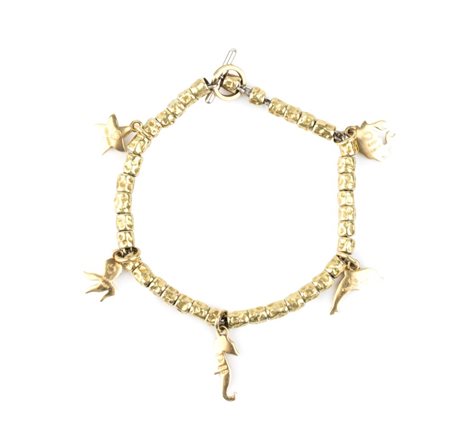 DODO Bracciale in oro ed argento con pendenti In oro giallo 18k ed argento,...
