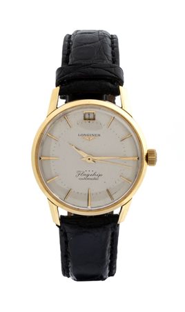 LONGINES Flagship: orologio da polso in oro Anni '60 Cassa in oro con...
