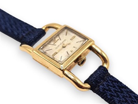 JAEGER LE-COULTRE Lucchetto: orologio da polso in oro 18k Anni '50 - '60 con...