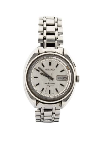 SEIKO Seiko Bell-Matic: orologio da polso con cassa e bracciale in acciaio,...