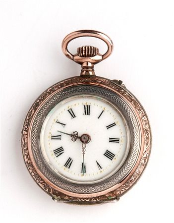 Orologio da tasca svizzero in argento 1900-1910 circa cassa in argento...