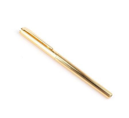 MONTBLANC Penna Noblesse stilografica placcata in oro con rastremature,...