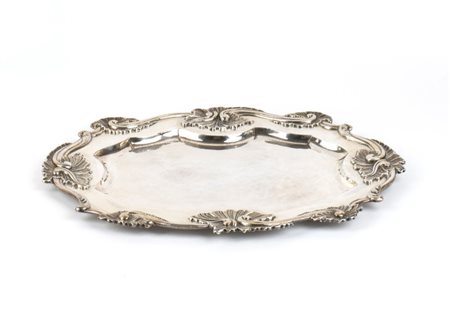 BUCCELLATI Vassoio in argento Italia, XX secolo Altezza x larghezza: 42 x 32...