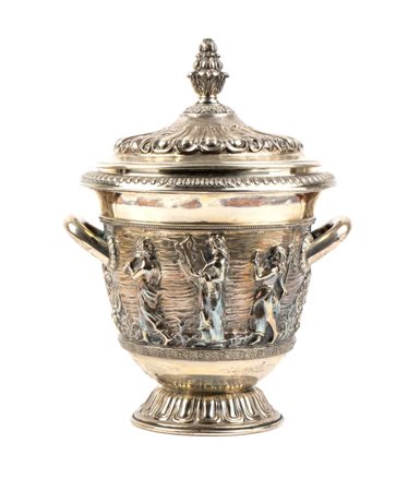 Coppa italiana in argento anni '40 del XX secolo Altezza x diametro: 33 x...