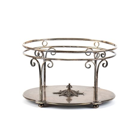 James Dixon & Sons Stand Vittoriano inglese in argento Sheffield, 1889-1900...