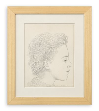 CARLO BERTOCCI (1946) - Profilo di giovane