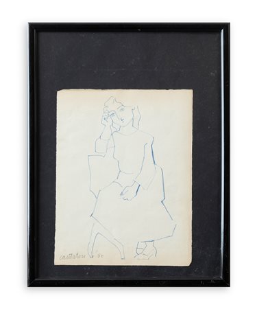 DOMENICO CANTATORE (1906-1998) - Senza Titolo, 1960
