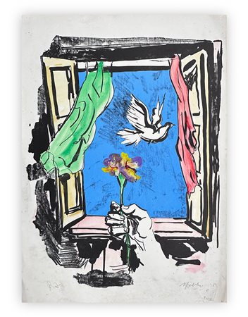 ALFREDO FABBRI (1926-2010) - Senza Titolo, 1985