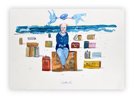 ANTONIO POSSENTI (1933-2016) - In attesa di partire