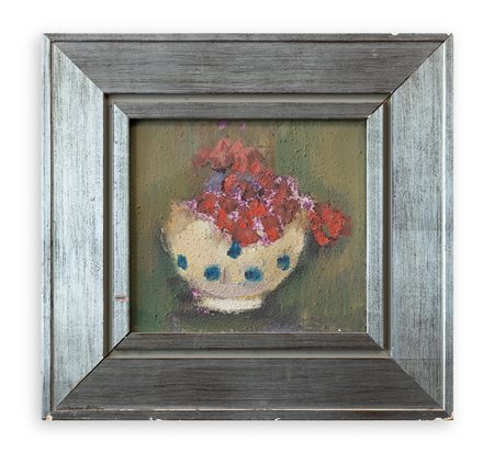 MARIA TERESA AUDOLI CARPANETTO (1912-2004) - Scodella e Fiori, 1984