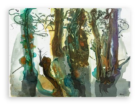 ROBERT CARROLL (1934-2016) - Bald cypress forest
