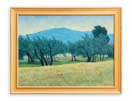 MARIO CORRIERI (1949) - Paesaggio di lucania, 1992