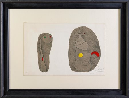 Joan Miró (Barcellona 1893 - Palma di Maiorca 1983), "L'enfance d'Ubu", 1975.