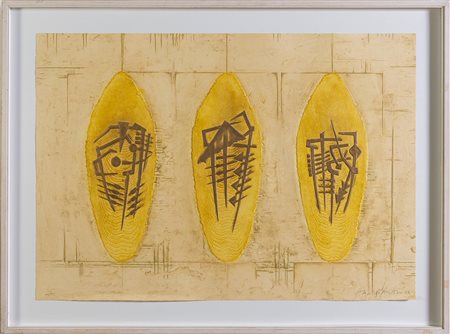 Arnaldo Pomodoro (Morciano di Romagna 1926 - Milano 2025), "Scudi", 1988.