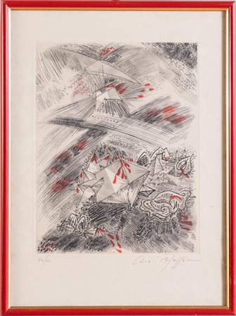 André Masson (Balagny-sur-Thérain 1896 - Parigi 1987), "Trophées Erotiques", 1962.