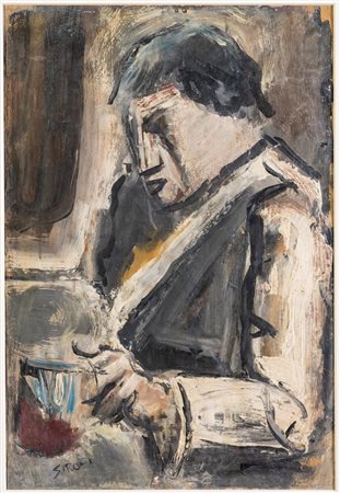 Mario Sironi (Sassari 1885 – Milano 1961), "Figura".