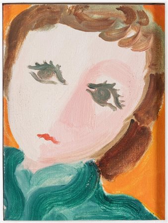Virgilio Guidi (Roma 1891 - Venezia 1984), "Volto", 1967.