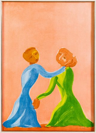 Virgilio Guidi (Roma 1891 - Venezia 1984),"Incontro".