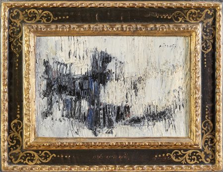 Pirro Cuniberti (Sala Bolognese 1923 - Bologna 2016), "Informale", 1957.