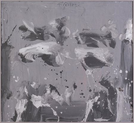 Giuseppe Ferrari (Bologna 1921 - 2011), "Due comparse", 1959.