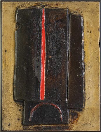 Alberto Abbati (Faenza 1923 - Bologna 2011), "Senza titolo", 1974.