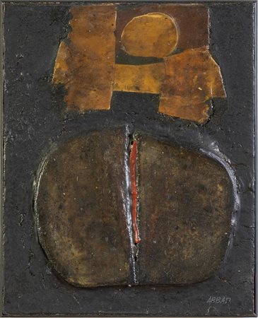 Alberto Abbati (Faenza 1923 - Bologna 2011), "Senza titolo", 1974.